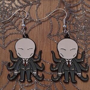 Handmade SLENDERMAN HORROR Earrings